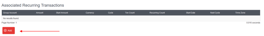 Associated Recurring Transactions