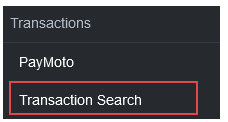 Transaction Search